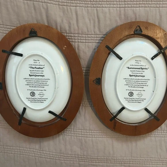 Set of 2 Bradford Exchange 1996 Spirit Journeys Porcelain Plates - Picture 4 of 9